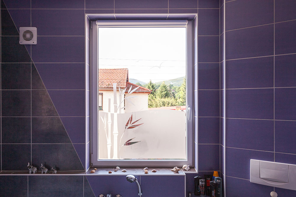 Sichtschutz für Badfenster
