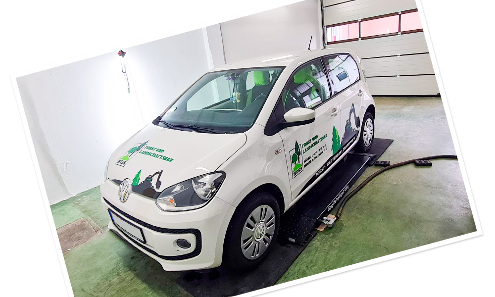 VW UP für Hess - Forst und Landschaftsbau